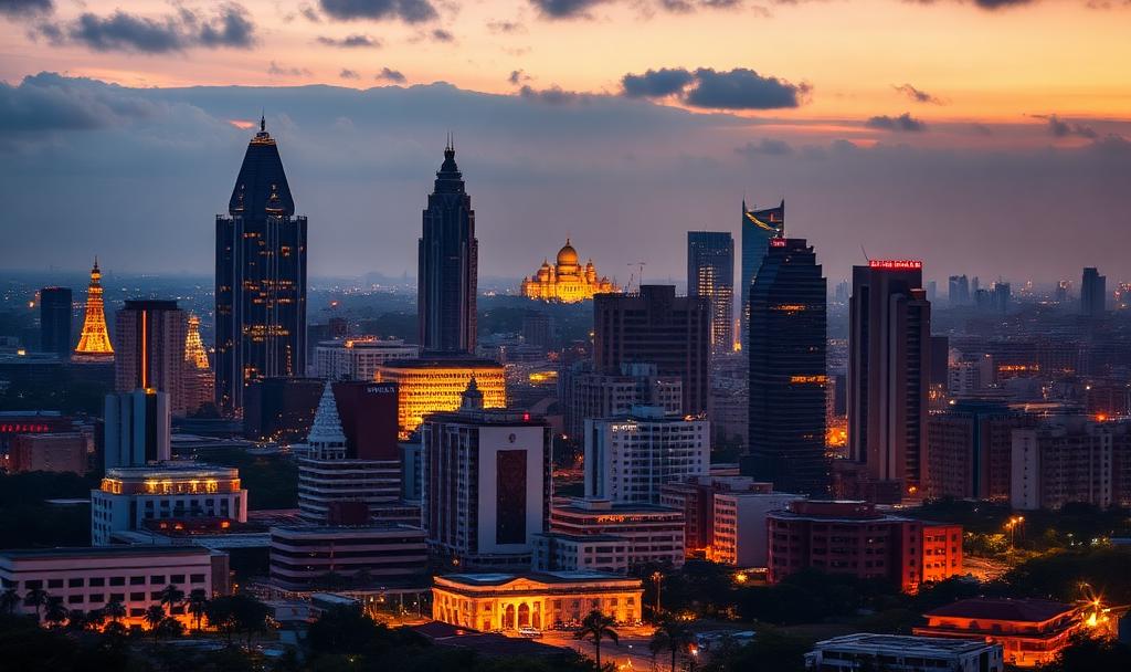 Bangalore tech park skyline — India's IT capital for software developer and data science recruitment